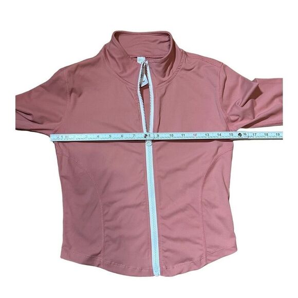 Women Sports Running Long-sleeved Standing-collar Zipper Fast-drying top Sz M co - Picture 8 of 9